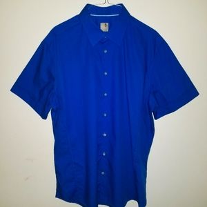 Short Sleeve Seidensticker Men's Button Down Shirt